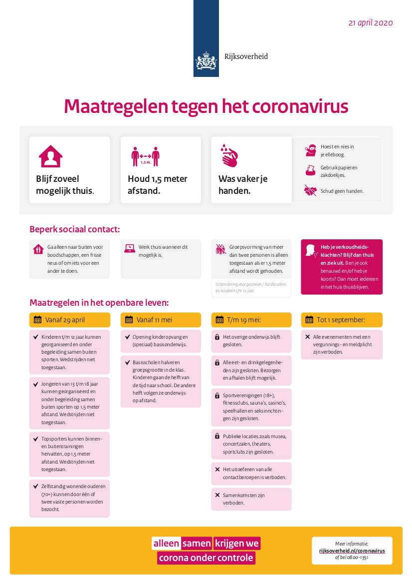 update corona: De jeugd begint weer met trainen! I